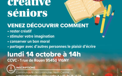 Ateliers d’écriture créative SENIORS