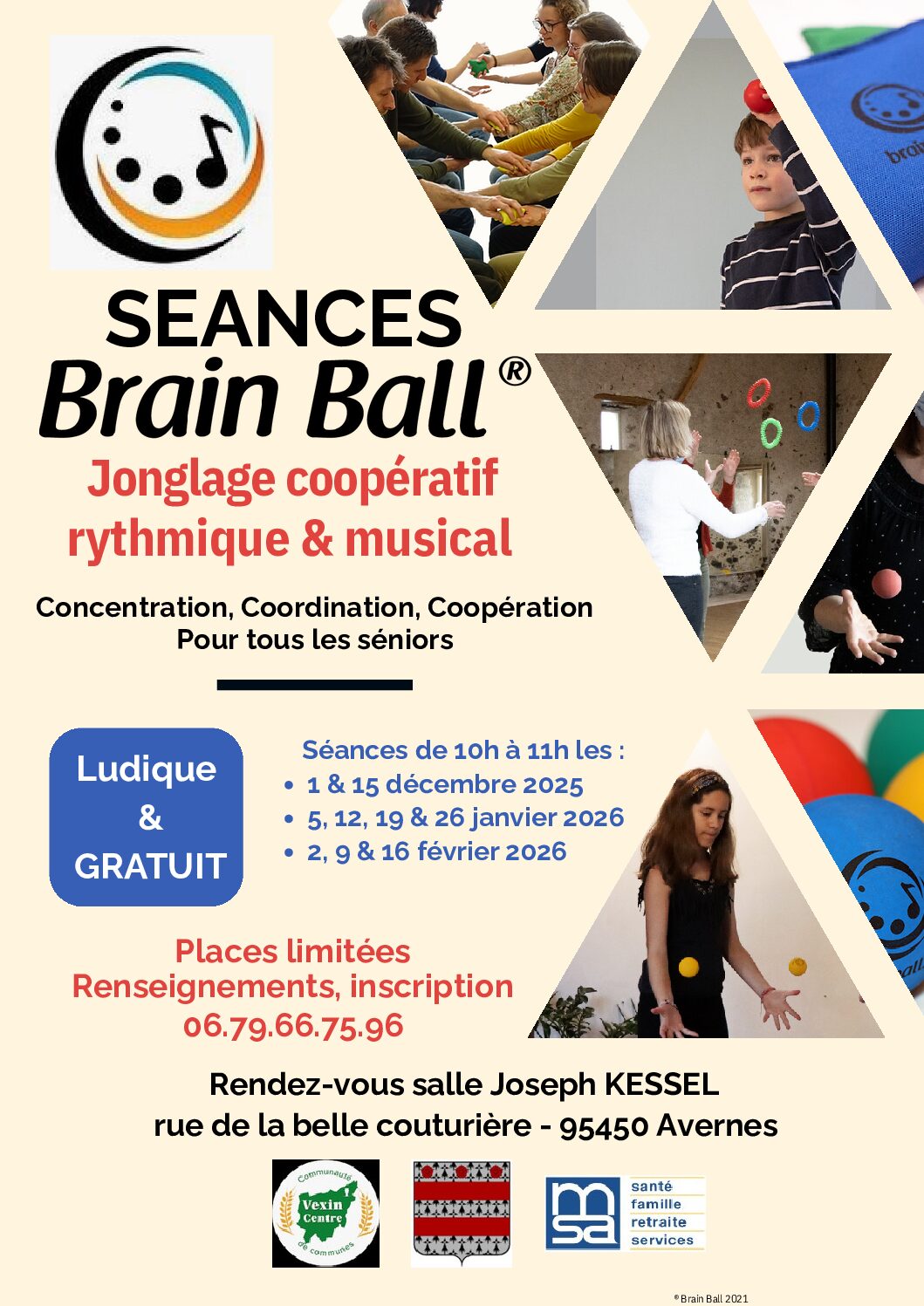 Ateliers BRAIN BALL pour les seniors