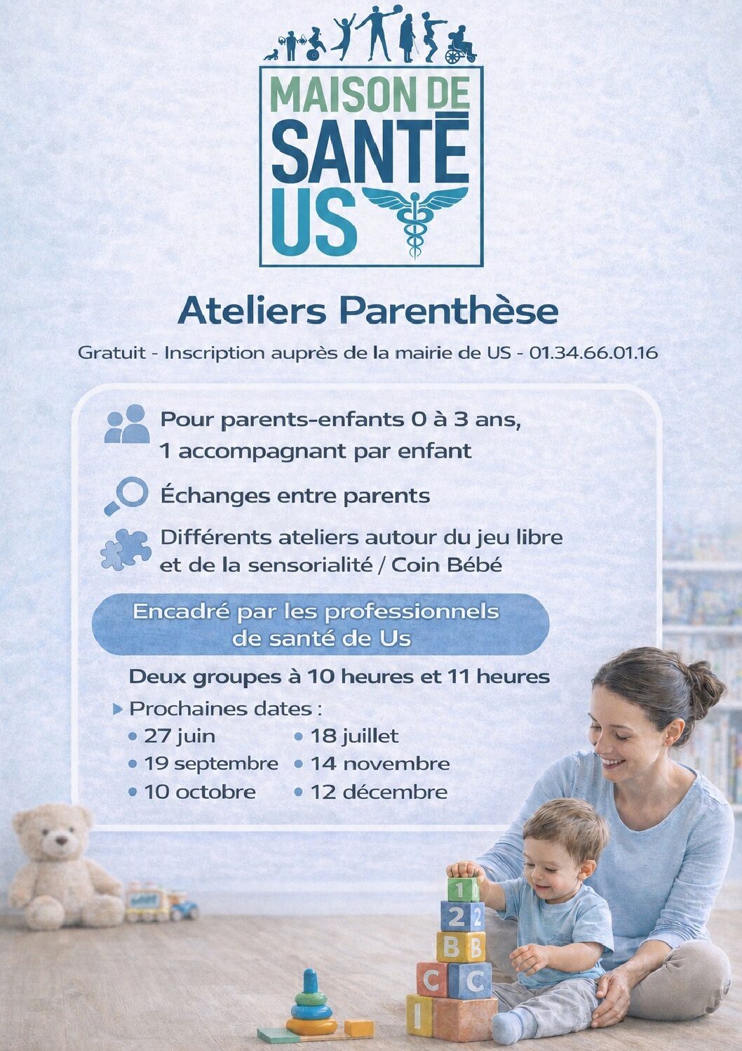 atelier Parenthèse (0-3 ans) – Maison de Santé de Us